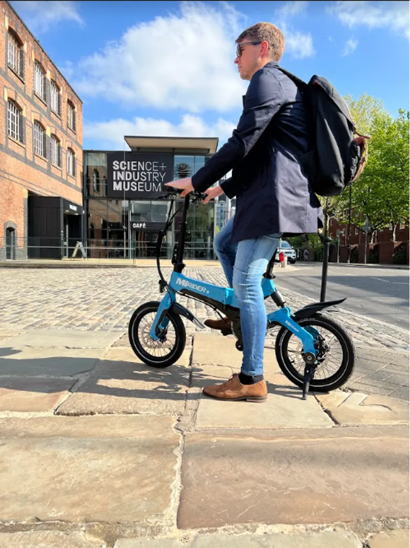 Mirider One Ebike Blue and Black 2022-2